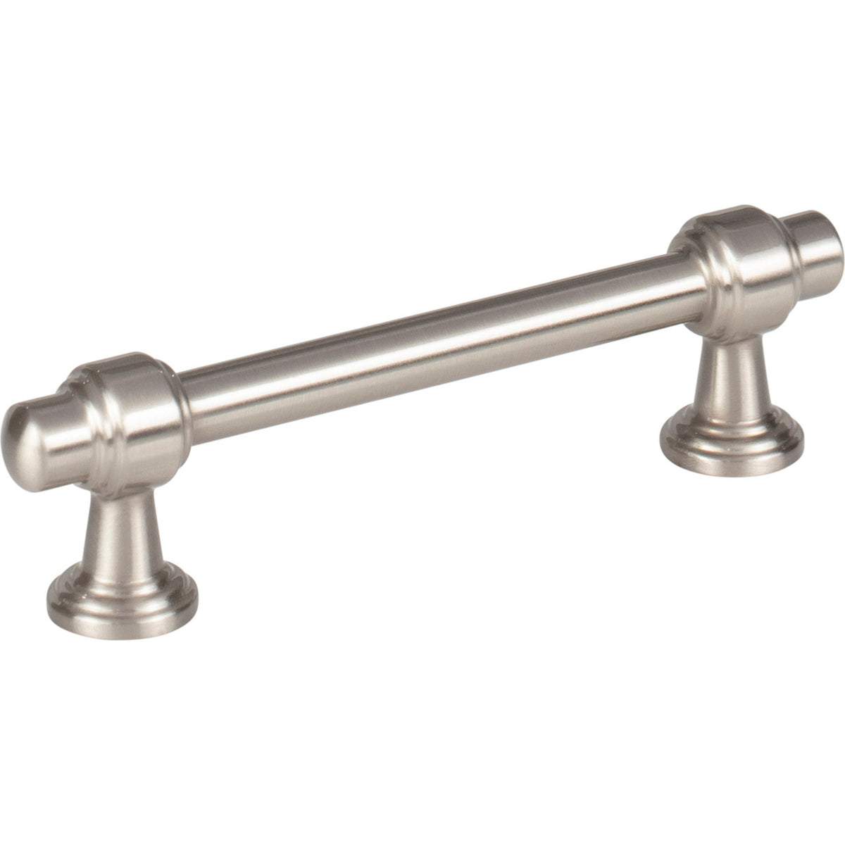 Atlas 430-BRN: 3-3/4" cc Bronte Cabinet Pull - Brushed Nickel