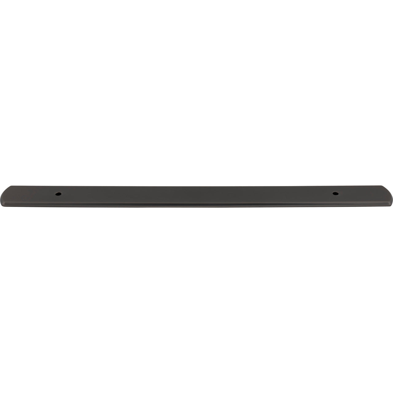 Top Knobs TK3277AG: 17" Wescott  Backplate - Ash Grey