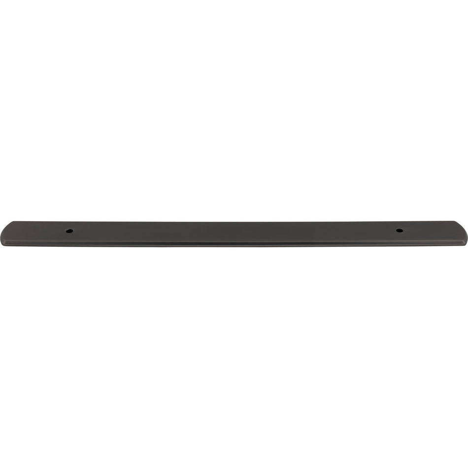 Top Knobs TK3277AG: 17" Wescott  Backplate - Ash Grey