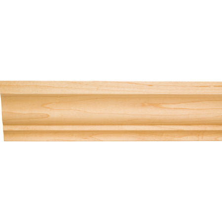 Hardware Resources SC5HMP: 3-5/8" x 11/16" Standard Crown Moulding - Hard Maple
