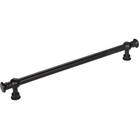Top Knobs TK3125BLK: 8-13/16" cc Regent's Park Ormonde Cabinet Pull - Flat Black