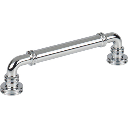 Top Knobs TK3142PC: 5-1/16" cc Cranford D-Handle Cabinet Pull - Polished Chrome