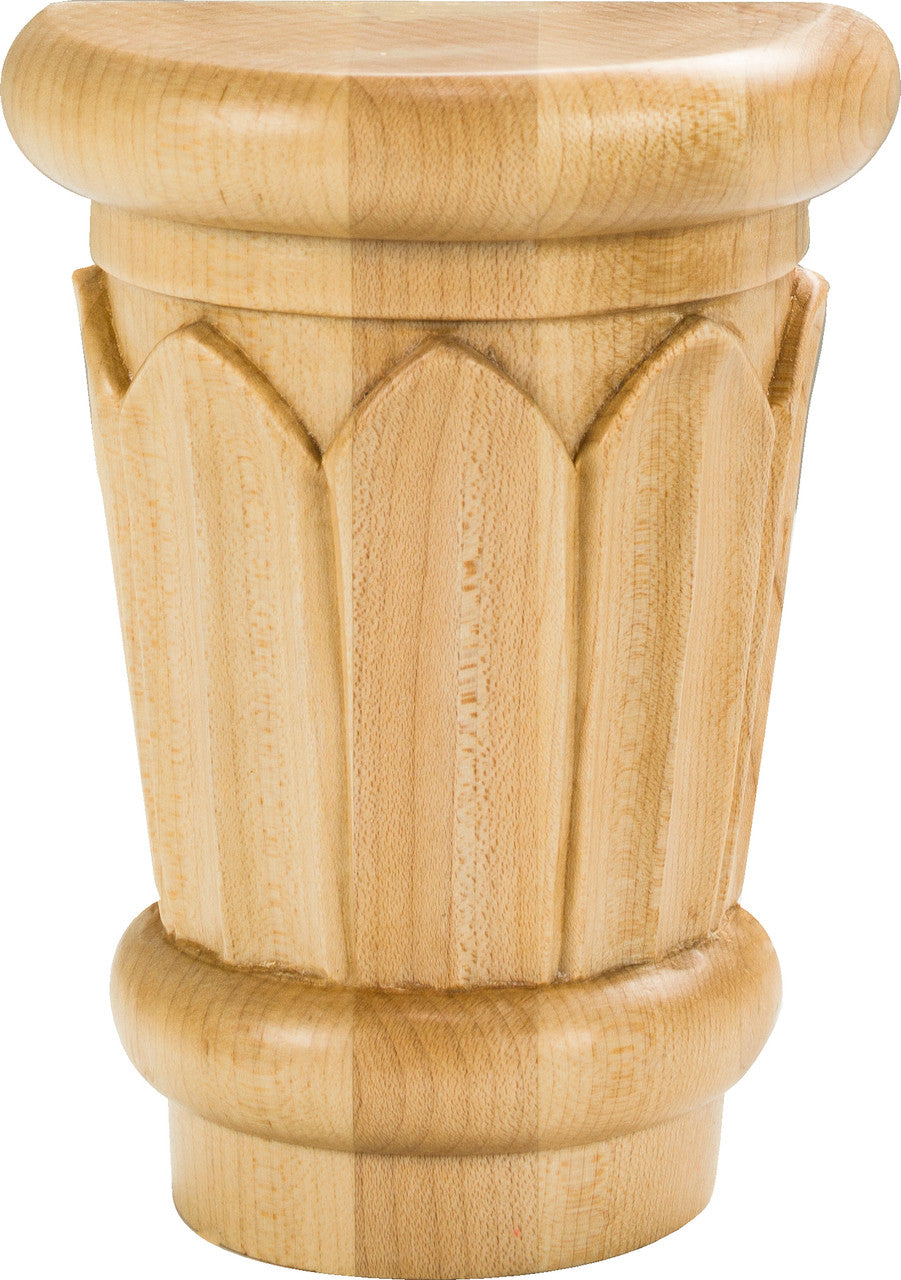 Hardware Resources CAP6-250ALD: 4-7/16" x 2-3/16" x 5-7/8" Reed Capital - Alder