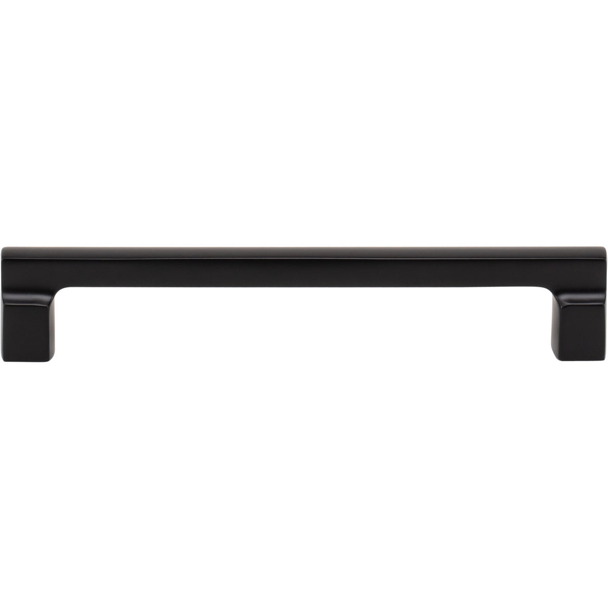 Atlas A524-BL: 160mm cc Reeves Square Bar Cabinet Pull - Matte Black