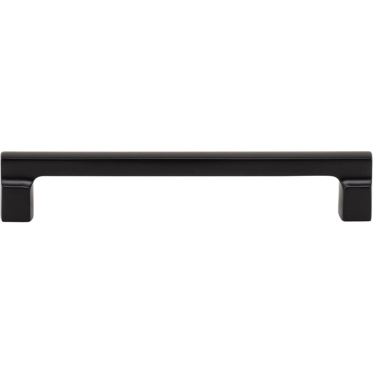 Atlas A524-BL: 160mm cc Reeves Square Bar Cabinet Pull - Matte Black