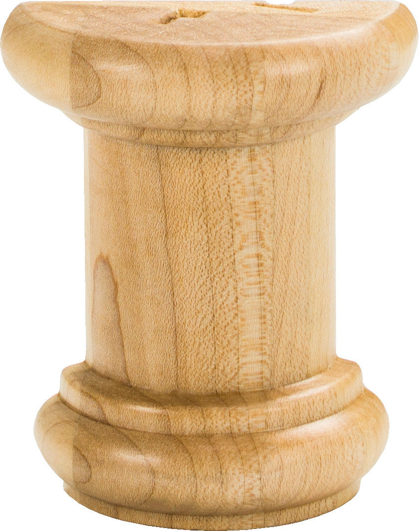 Hardware Resources SPOL-CH: 2-1/2" x 1-1/4" x 3" Half Round Spool - Cherry