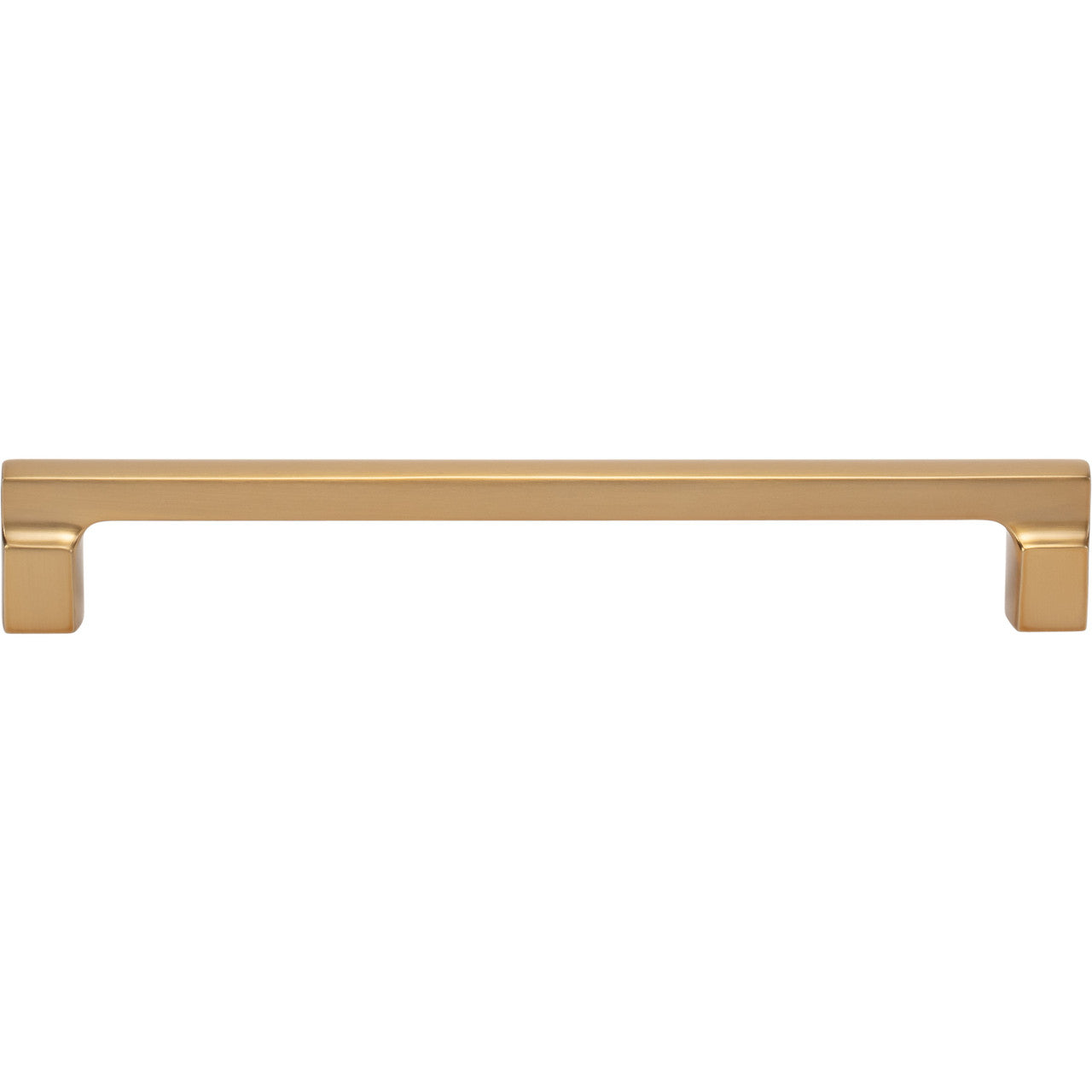 Atlas A525-WB: 192mm cc Reeves Square Bar Cabinet Pull - Warm Brass
