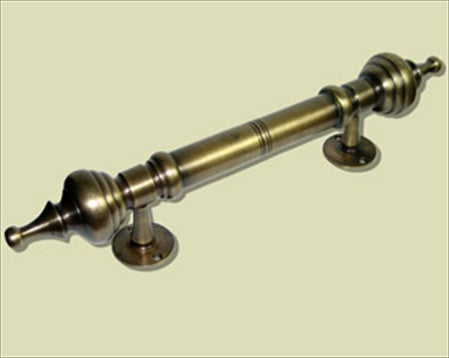 Handcrafted Hardware HPU8020: 12"  Minaret Pull - Unlacquered Antique Brass
