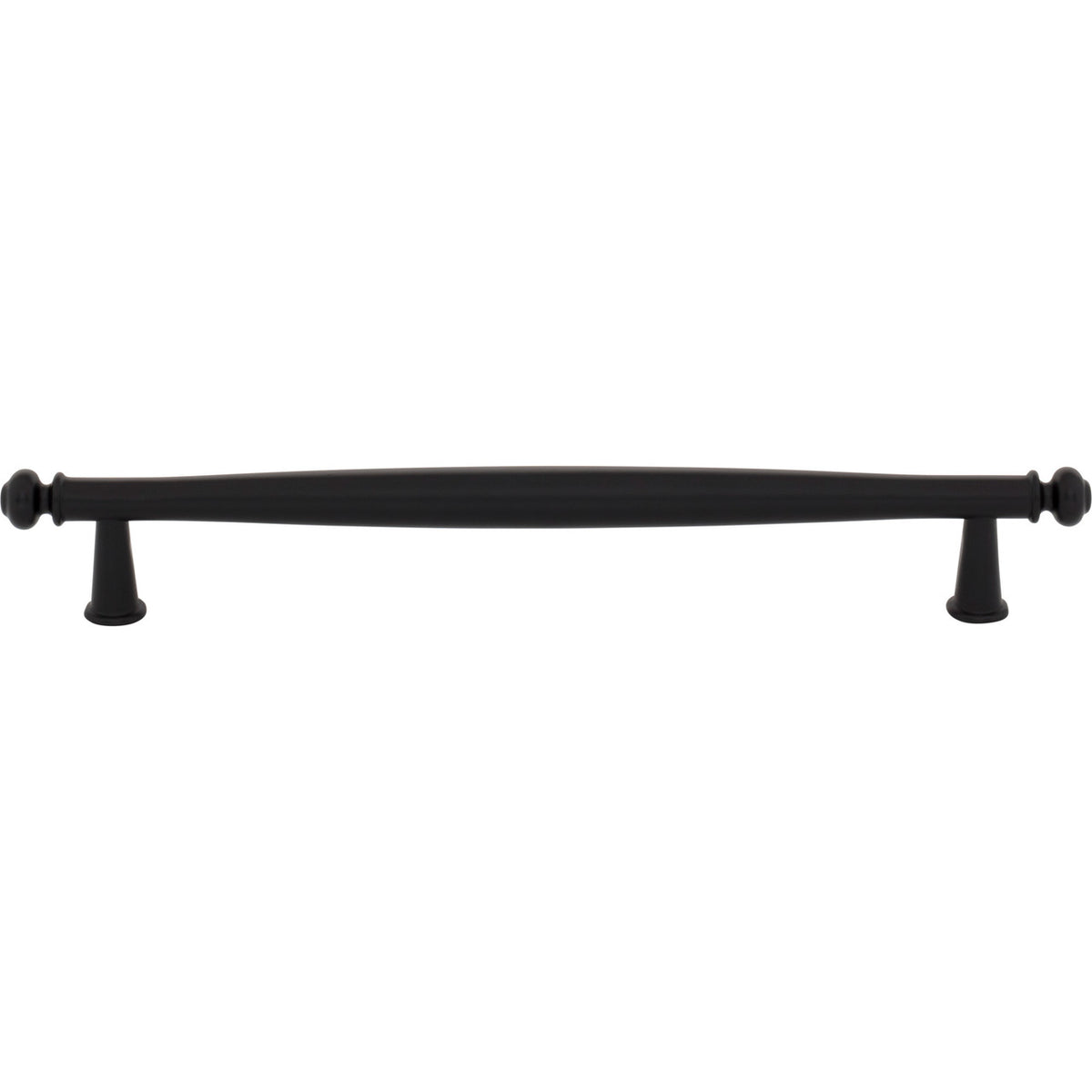Top Knobs TK3194BLK: 7-9/16" cc Coddington Cabinet Pull - Flat Black