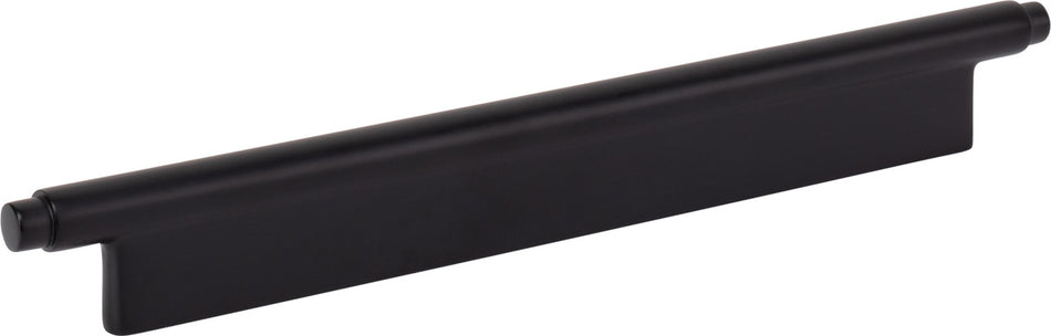 Atlas A535-BL: 192mm cc Kayden Round Bar Cabinet Pull - Matte Black