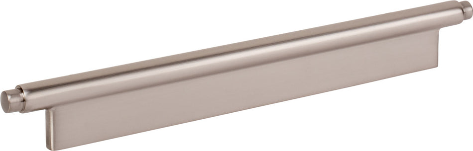 Atlas A535-BRN: 192mm cc Kayden Round Bar Cabinet Pull - Brushed Nickel