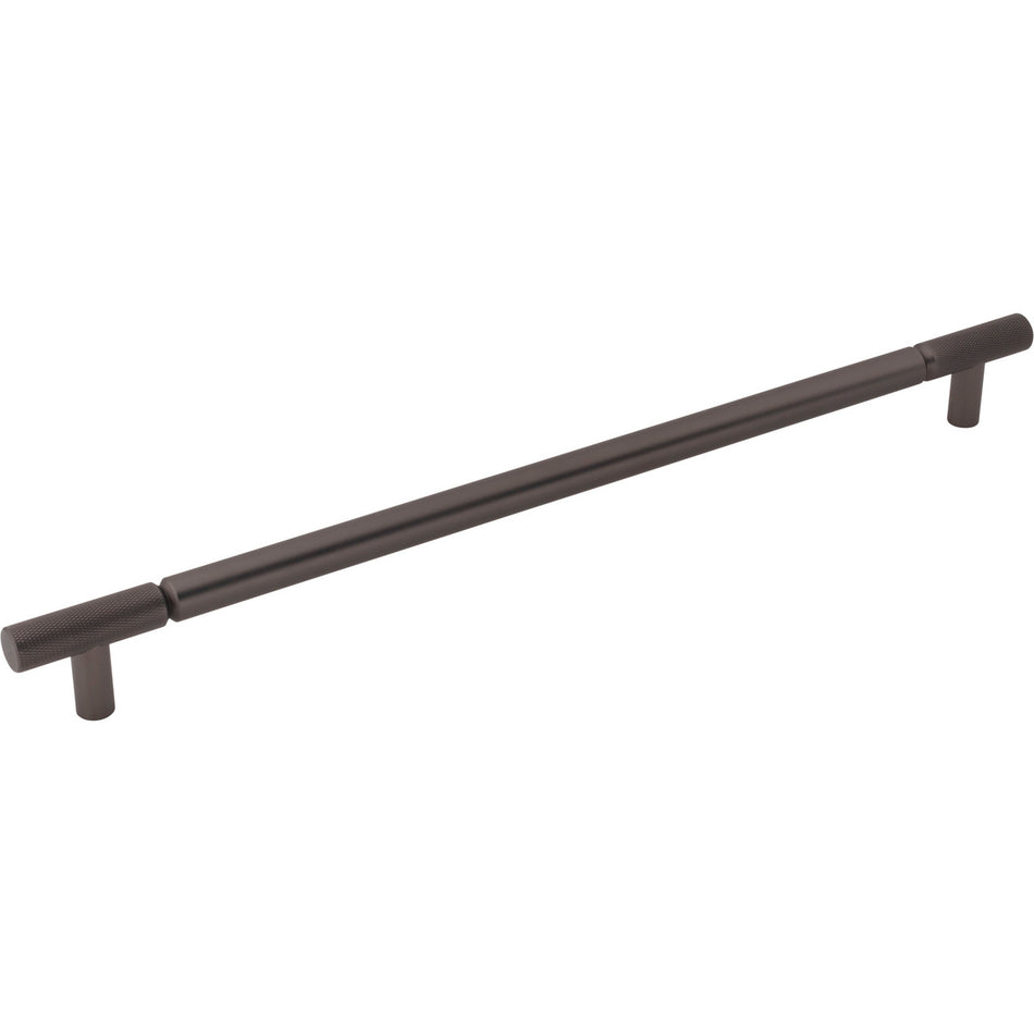 Top Knobs TK3247AG: 18" cc Prestwick Bar Cabinet Pull - Ash Grey