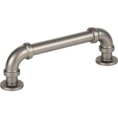 Atlas 432-GF: 3-3/4" cc Steam Punk Cabinet Pull - Graphite