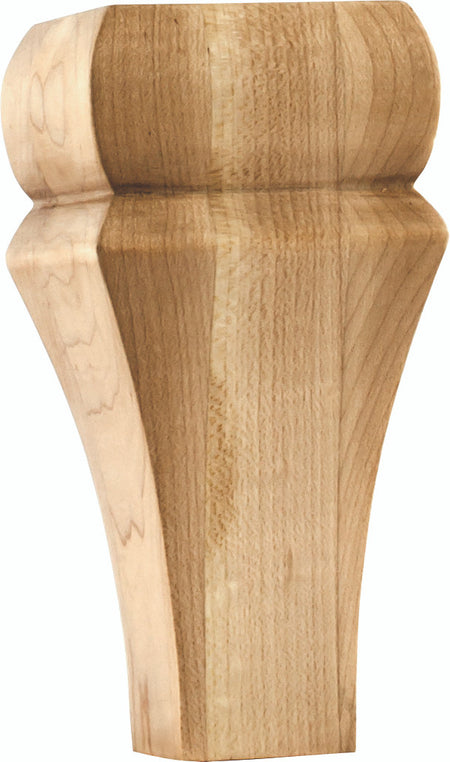 Hardware Resources BF15-2-6-HMP: Contemporary Bun Foot - Hard Maple