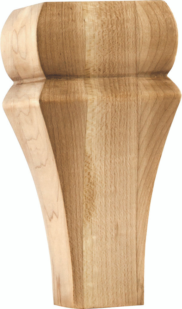 Hardware Resources BF15-2-6-HMP: Contemporary Bun Foot - Hard Maple