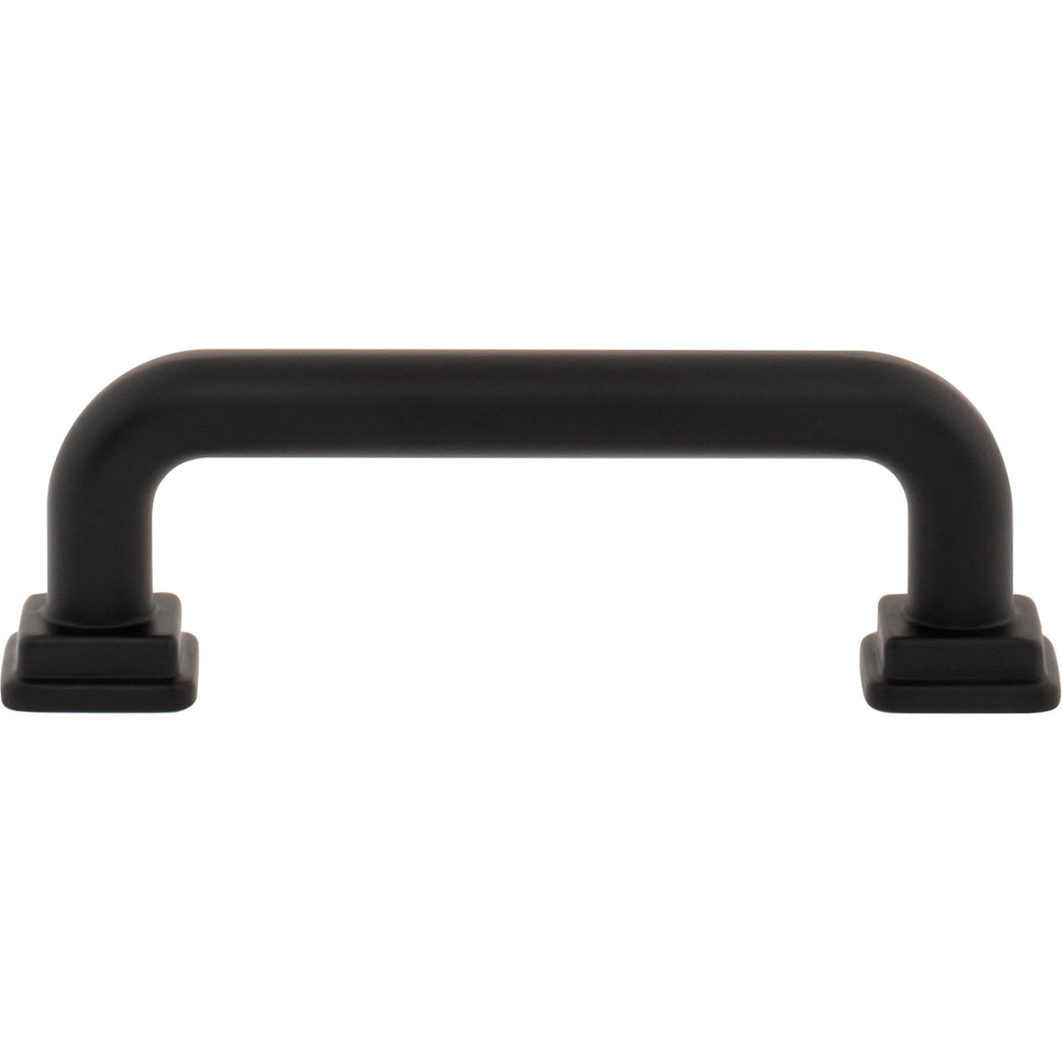 Atlas A6022-BL: 3" cc Kimberton Bar Cabinet Pull - Matte Black