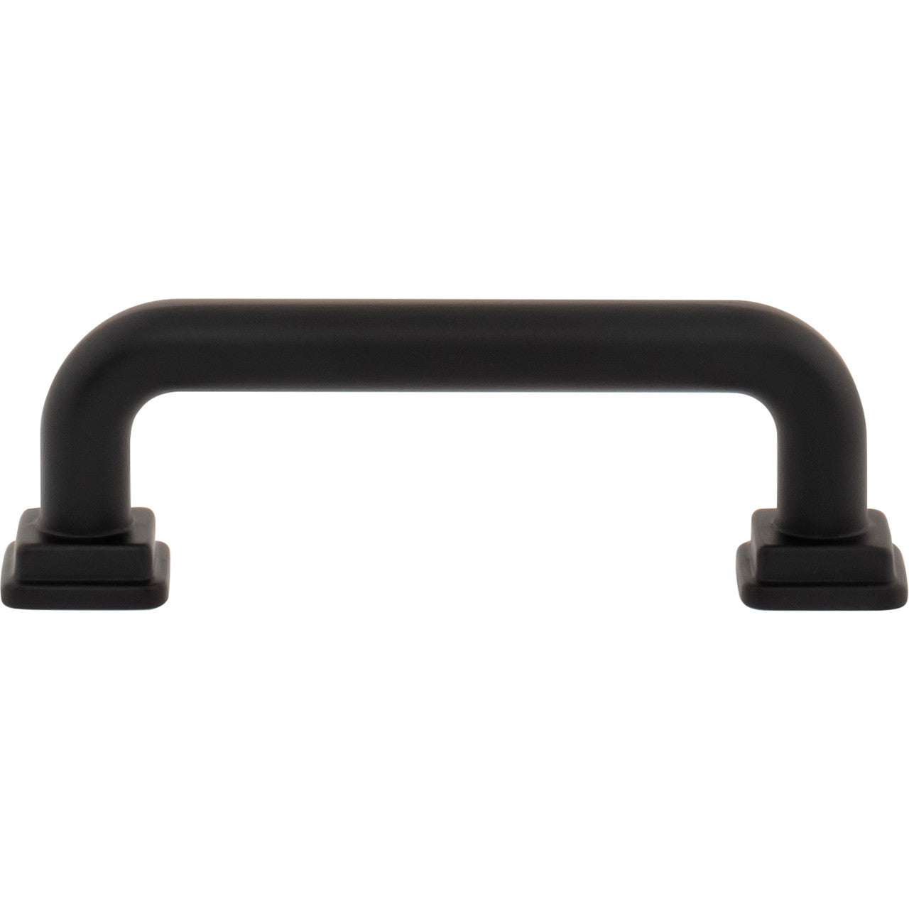 Atlas A6022-BL: 3" cc Kimberton Bar Cabinet Pull - Matte Black