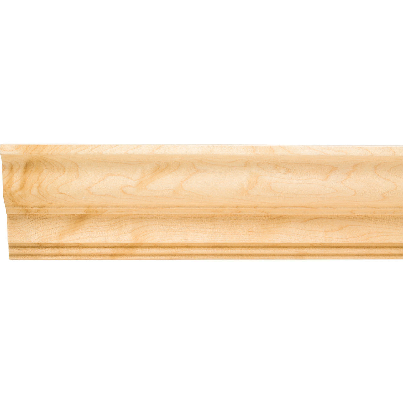 Hardware Resources SC19-EHMP: 4-1/8" X 3/4" Full Overlay Crown Moulding - Hard Maple