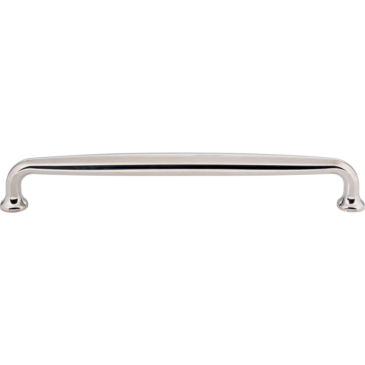 Top Knobs M2813: 12" cc Charlotte Cabinet Pull - Polished Nickel