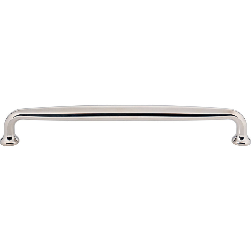 Top Knobs M2813: 12" cc Charlotte Cabinet Pull - Polished Nickel