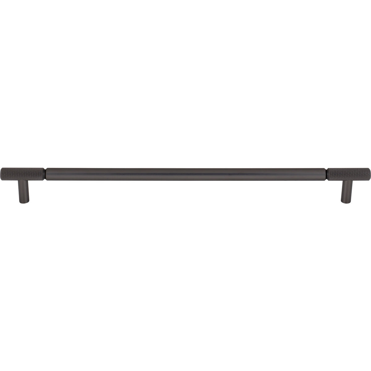 Top Knobs TK3245AG: 12" cc Prestwick Bar Cabinet Pull - Ash Grey