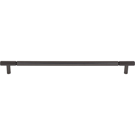 Top Knobs TK3245AG: 12" cc Prestwick Bar Cabinet Pull - Ash Grey