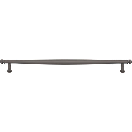 Top Knobs TK3196AG: 12" cc Coddington Cabinet Pull - Ash Gray