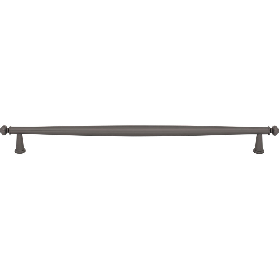 Top Knobs TK3196AG: 12" cc Coddington Cabinet Pull - Ash Gray