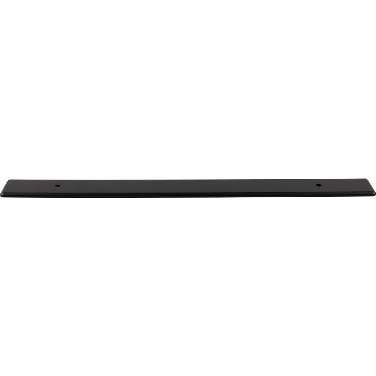Top Knobs TK3287BLK: 17" Radcliffe  Backplate - Flat Black