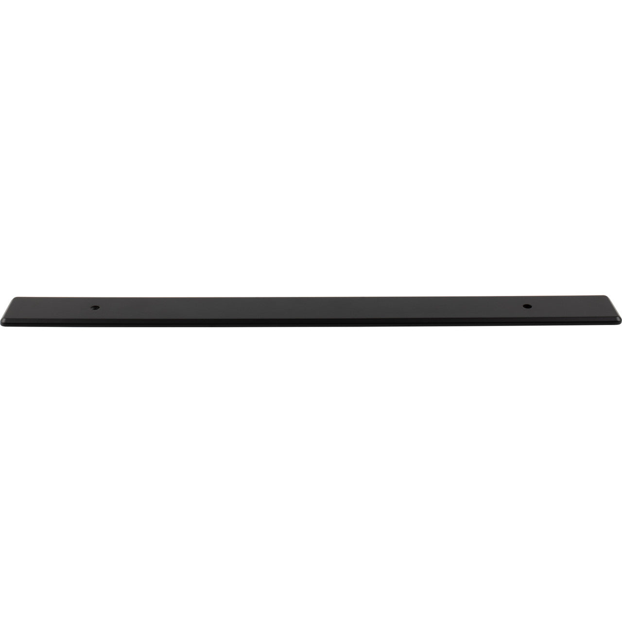 Top Knobs TK3287BLK: 17" Radcliffe  Backplate - Flat Black