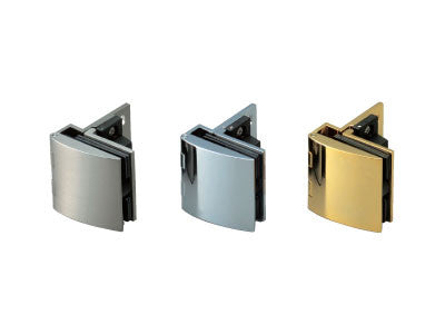 Sugatsune GH-456C/GA: 45mm Overlay Glass Door Hinge w/Catch - Gold