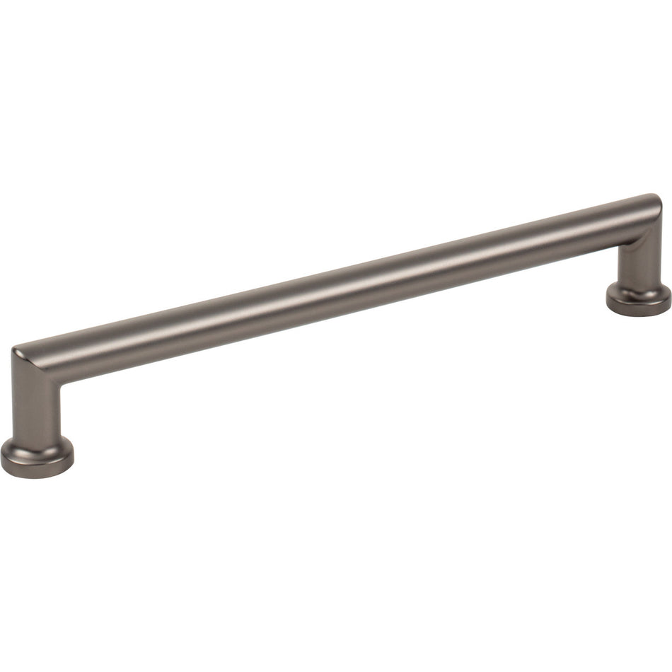 Top Knobs TK3154AG: 7-9/16" cc Morris D-Handle Cabinet Pull - Ash Gray