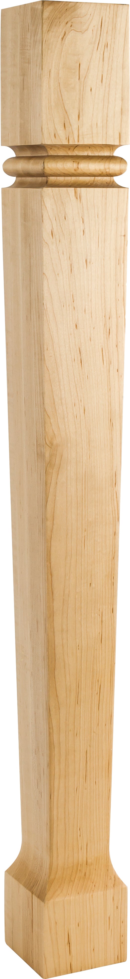Hardware Resources P80-HMP: Bullnose Tapered Post - Hard Maple