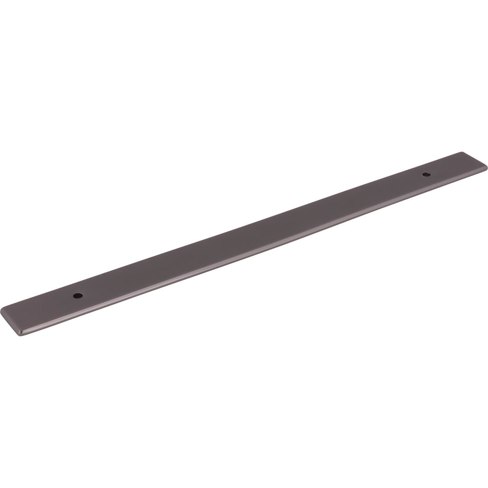 Top Knobs TK3285AG: 11-13/16" Radcliffe  Backplate - Ash Grey