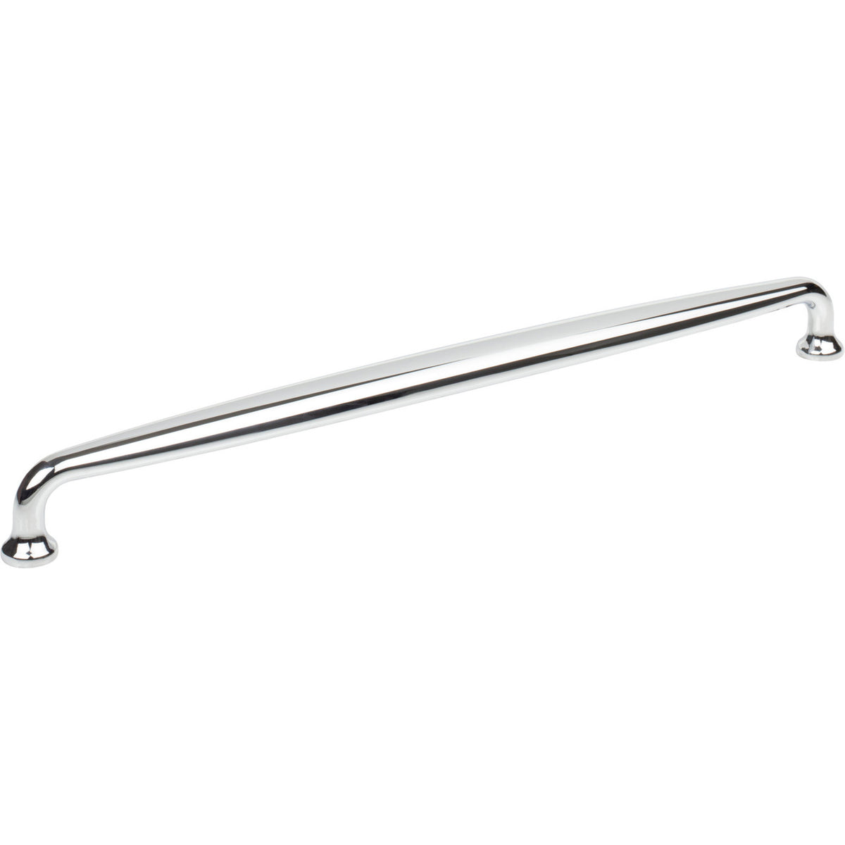 Top Knobs M2802: 12" cc Charlotte D-Handle Cabinet Pull - Polished Chrome