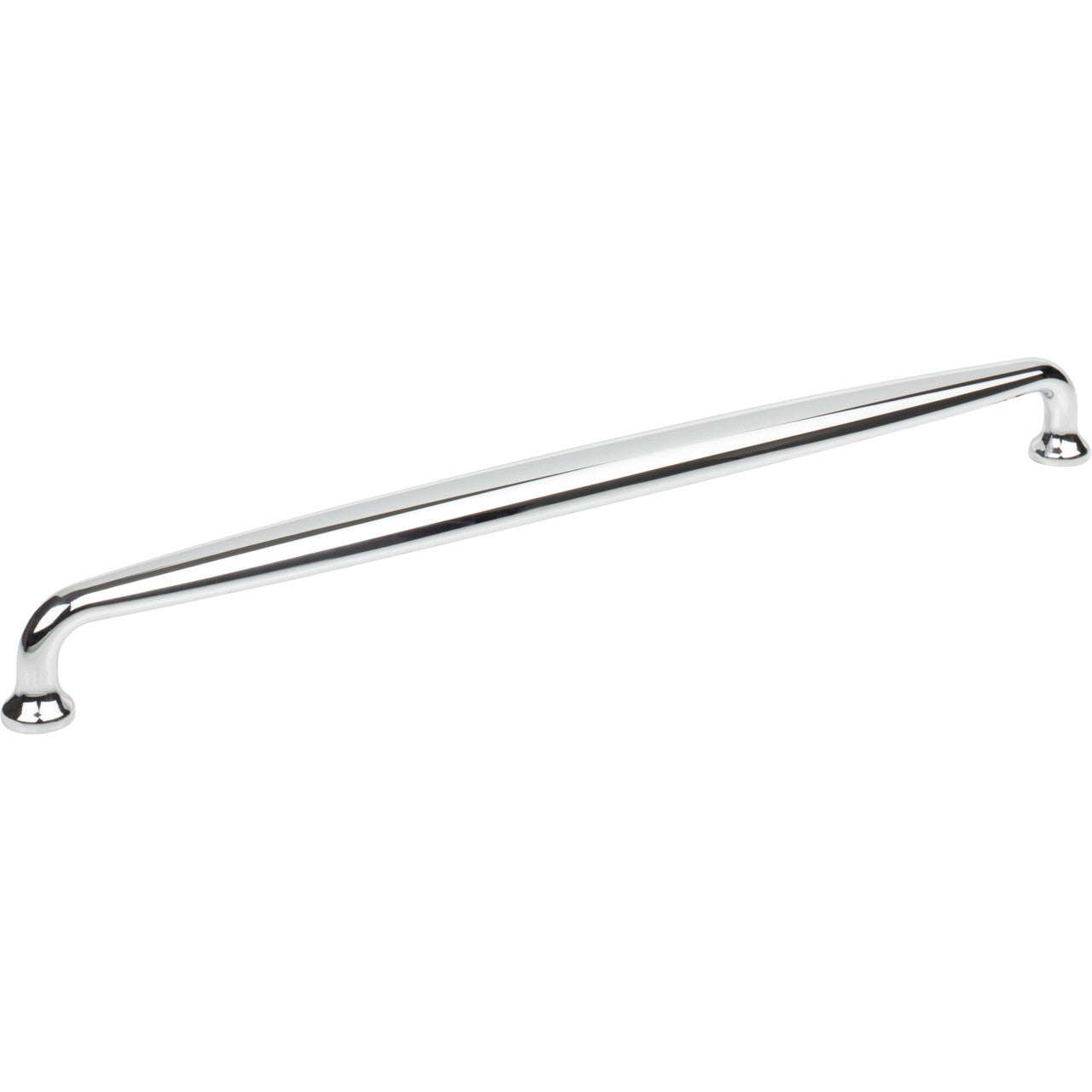 Top Knobs M2802: 12" cc Charlotte D-Handle Cabinet Pull - Polished Chrome