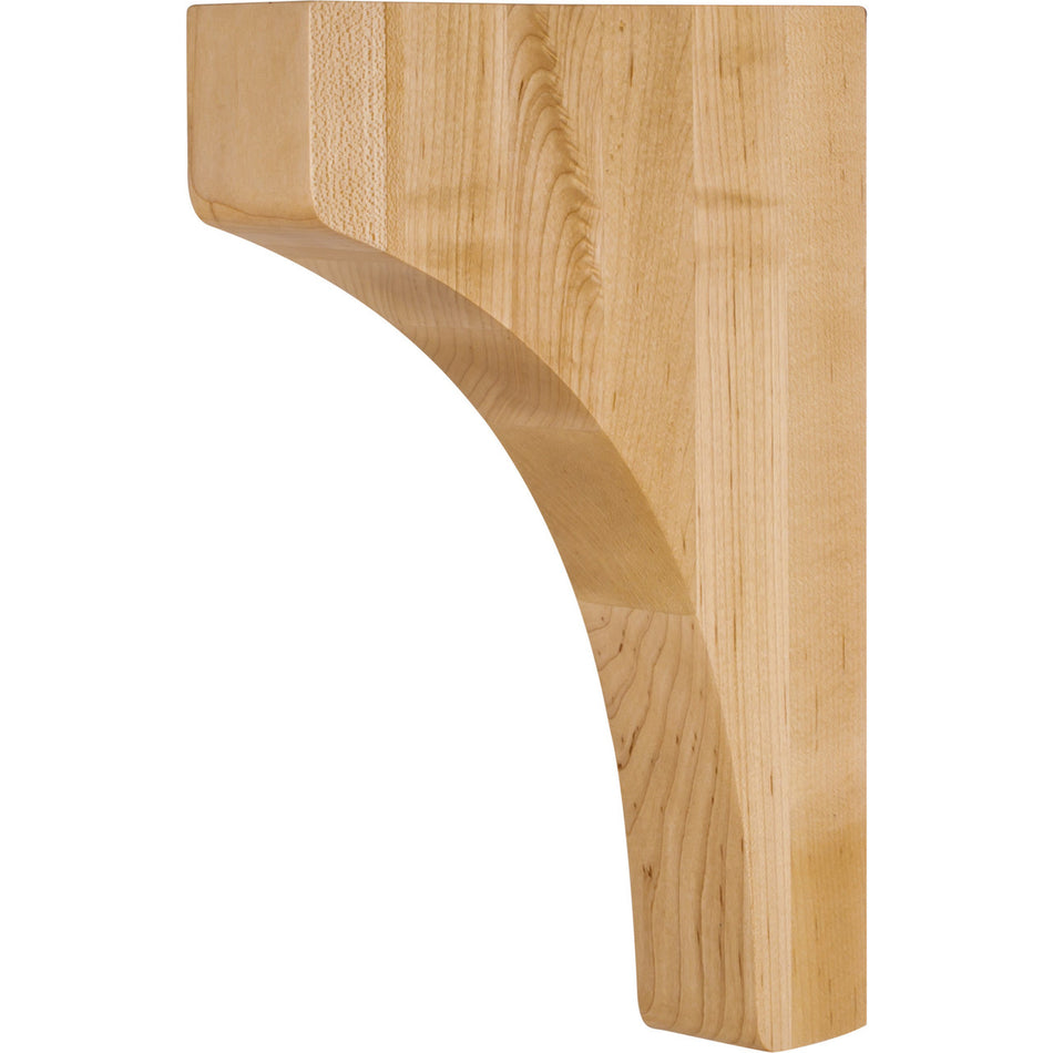 Hardware Resources CORZ-5-WO: 1-3/4" x 8" x 11" Minimalist Corbel - White Oak