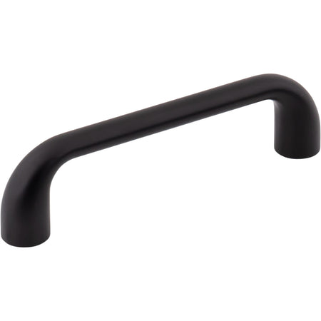Jeffrey Alexander 329-96MB: 96mm cc Loxley Bar Cabinet Pull - Matte Black