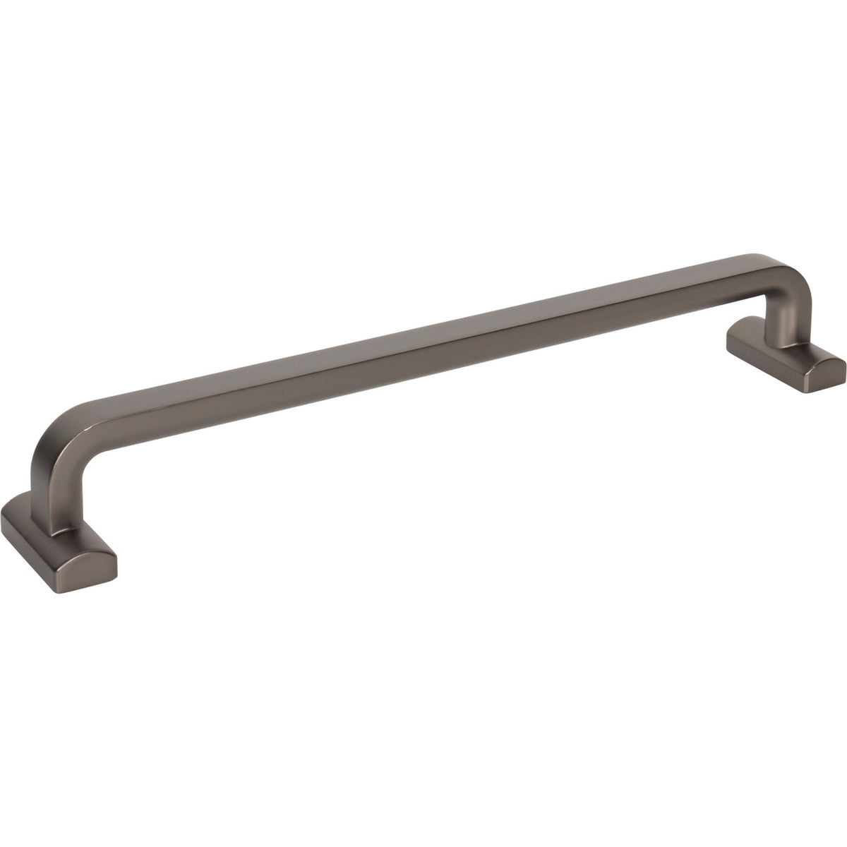Top Knobs TK3168AG: 12" cc Harrison D-Handle Cabinet Pull - Ash Gray
