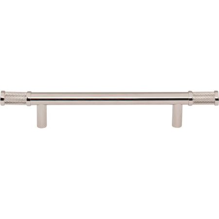Top Knobs TK3233PN: 5-1/16" cc Burnham Bar Cabinet Pull - Polished Nickel