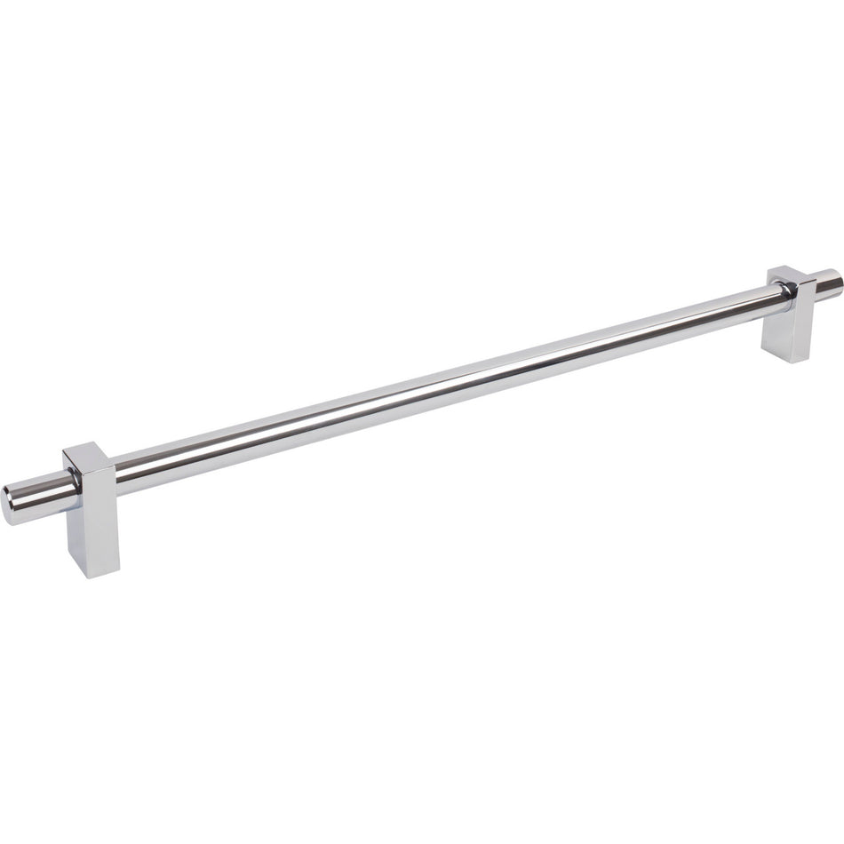 Jeffrey Alexander 478-18PC: 18" cc Larkin Appliance Pull - Polished Chrome