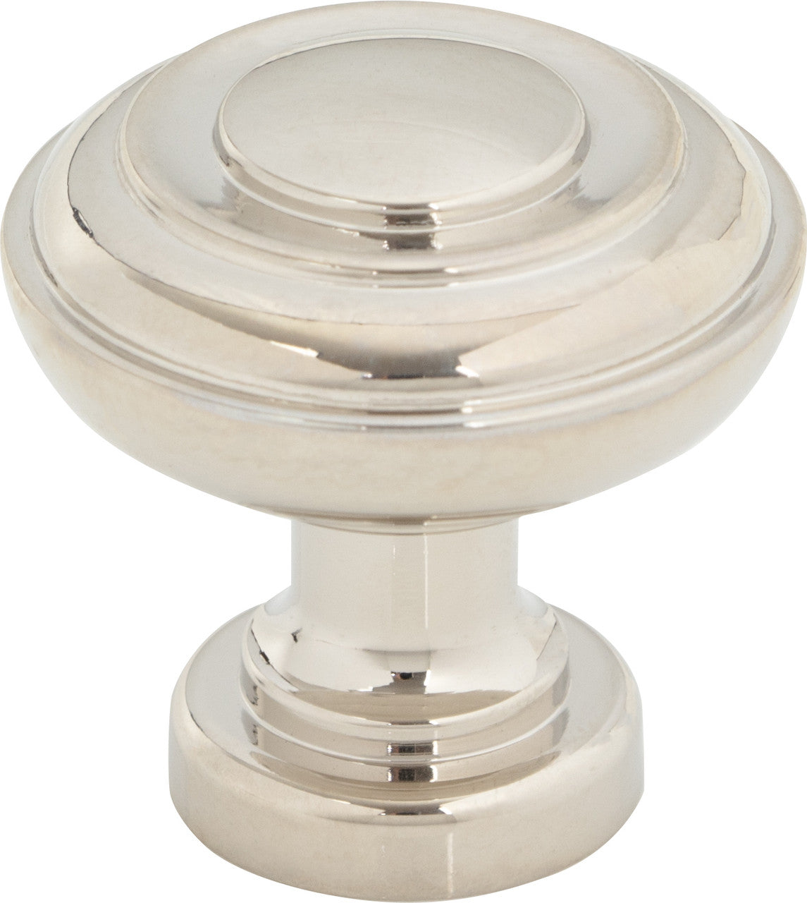 Top Knobs TK3070PN: 1-1/4" Regent's Park Ulster Cabinet Knob - Polished Nickel