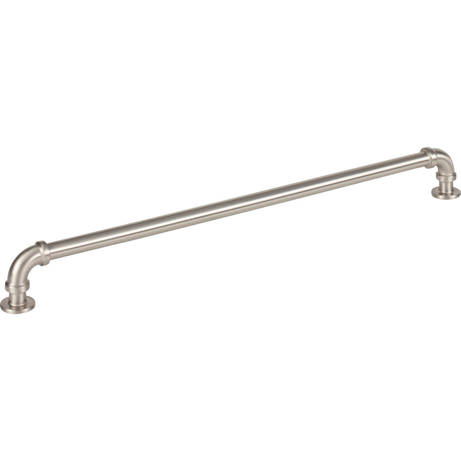 Atlas 434-BRN: 12" cc Steam Punk Cabinet Pull - Brushed Nickel