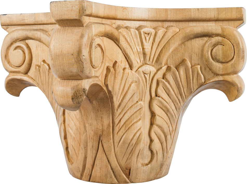 Hardware Resources FC1-CH: 9" x 9" x 7" Aanthus Column Capital - Cherry