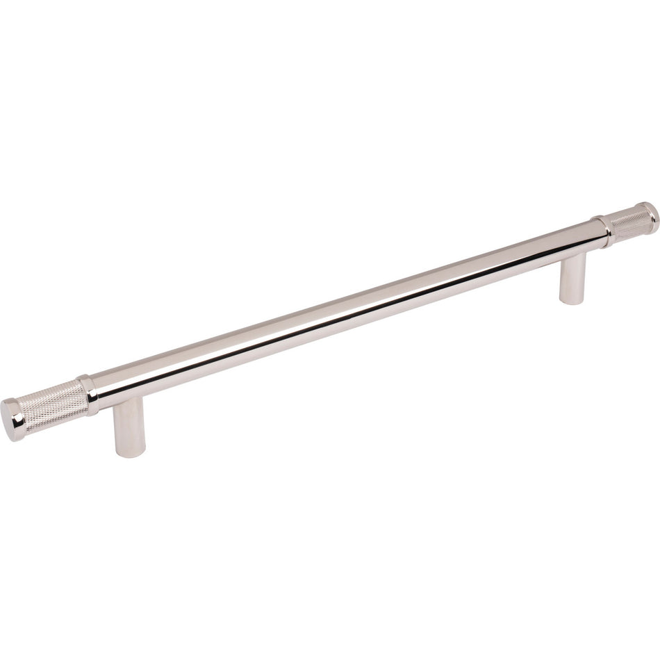 Top Knobs TK3238PN: 12" cc Burnham Bar Cabinet Pull - Polished Nickel