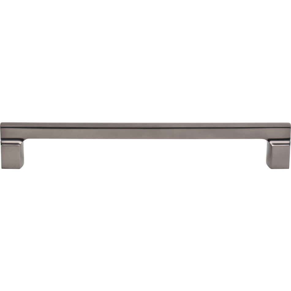 Atlas A528-SL: 12" cc Reeves Square Bar Appliance Pull - Slate