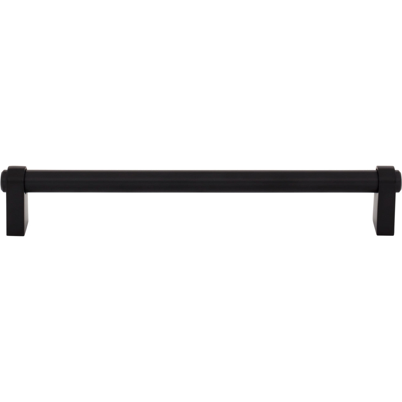 Top Knobs TK3213BLK: 7-9/16" cc Lawrence Cabinet Pull - Flat Black