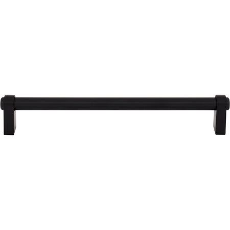 Top Knobs TK3213BLK: 7-9/16" cc Lawrence Cabinet Pull - Flat Black