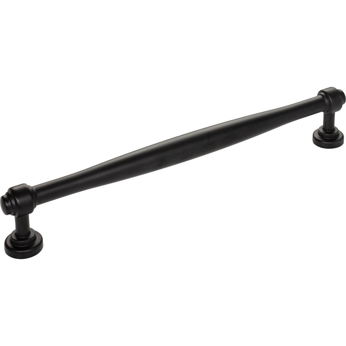 Top Knobs TK3078BLK: 18" cc Regent's Park Ulster Cabinet Pull - Flat Black