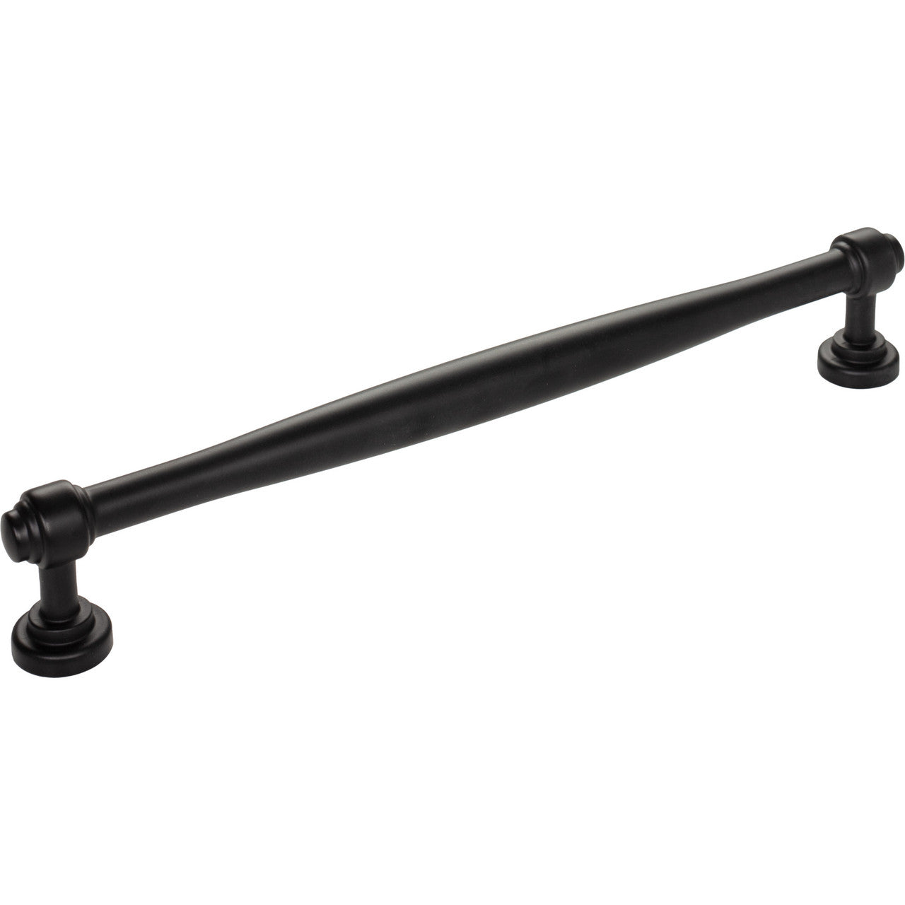 Top Knobs TK3078BLK: 18" cc Regent's Park Ulster Cabinet Pull - Flat Black